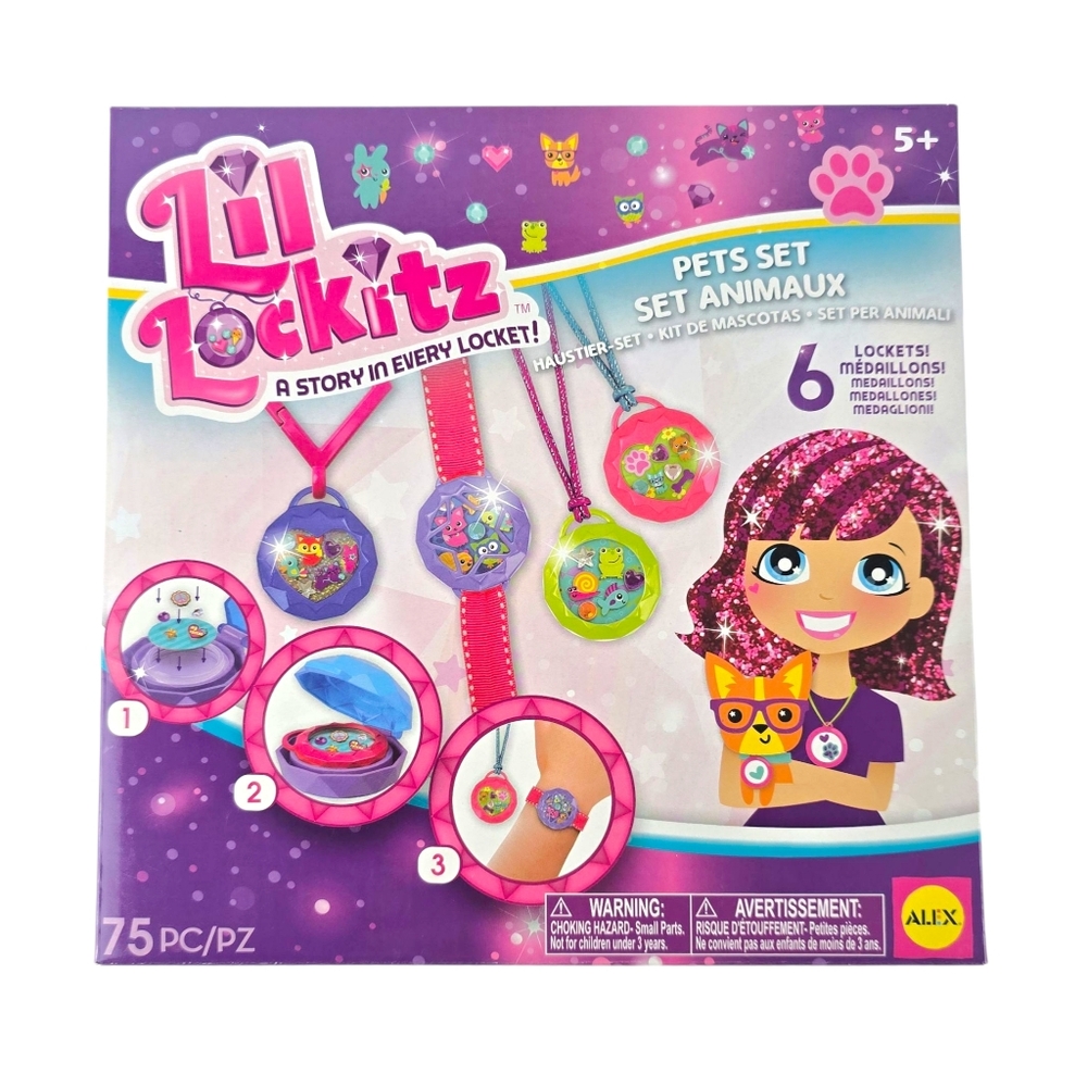Lil Lockitz Pets Jewelry Set, ALEX Toys